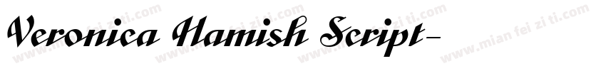 Veronica Hamish Script字体转换